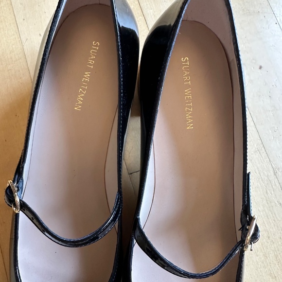 NEW Stuart Weitzman Vivienne Black Mary Jane Pumps, 8.5, G1286 - Picture 6 of 7